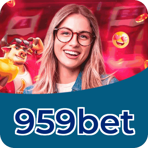 Números do app 959bet em material de marketing — ilustração, não auditoria